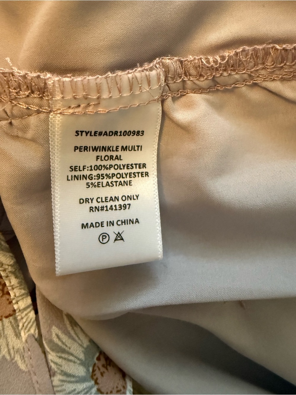 ASTR The Label Periwinkle Floral One Shoulder Ruched Mini Dress S Wedding Guest - Picture 5 of 7